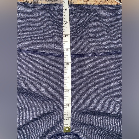 Kyodan Women’s Active Leggings – Navy Striped, Size P/S Small, 29” Inseam - Picture 6 of 7